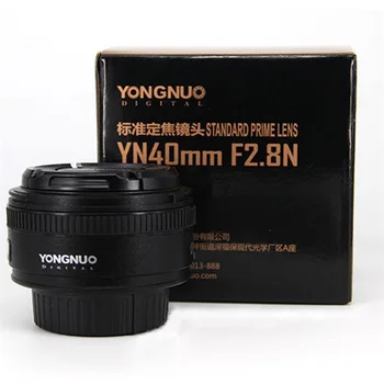 YONGNUO 40MM F2.8 Lens Light-weight Standard Prime AF/MF Auto Manual Focus Lente YN40mm for DSLR Cameras product image