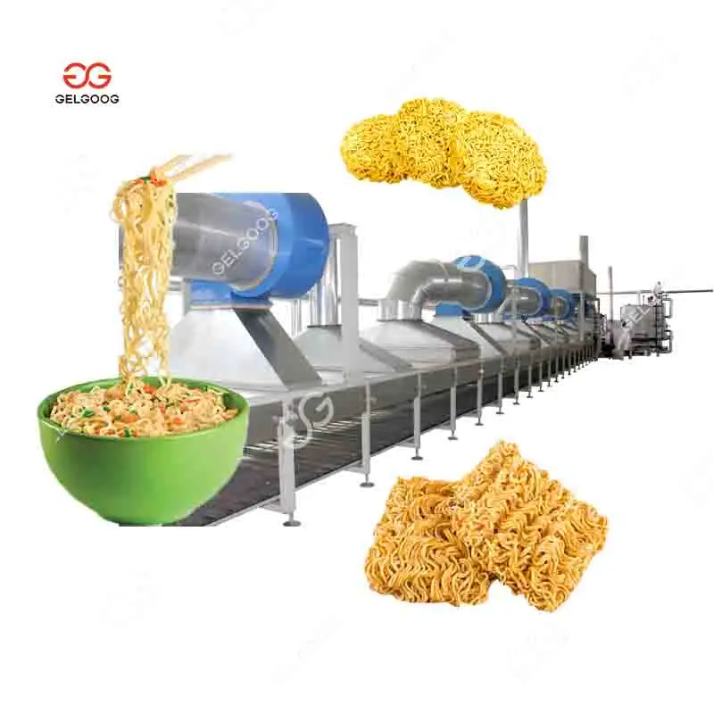 Automatic Cooking Fried Instant Noodles Production Line Cup Packing Instant Noodle Making Machine for Sale