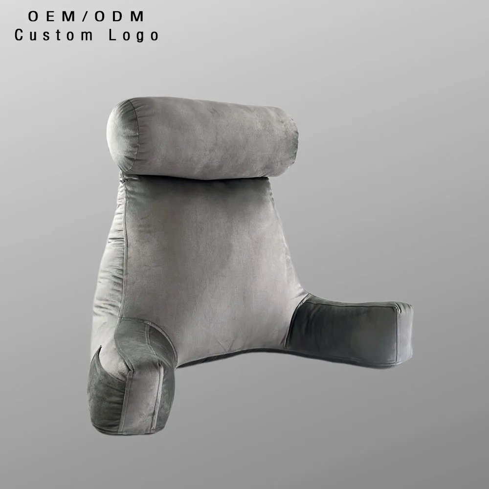 Memory Foam Bedrest Wedge Backrest Lap Pillow for Sitting up in Bed for Reading & Function Pillows & Positioners