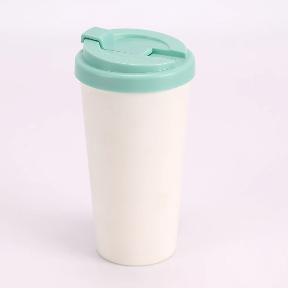 Недорогая дорожная многоразовая кофейная чашка без бисфенола А с откидной крышкой 16 унций оптом
