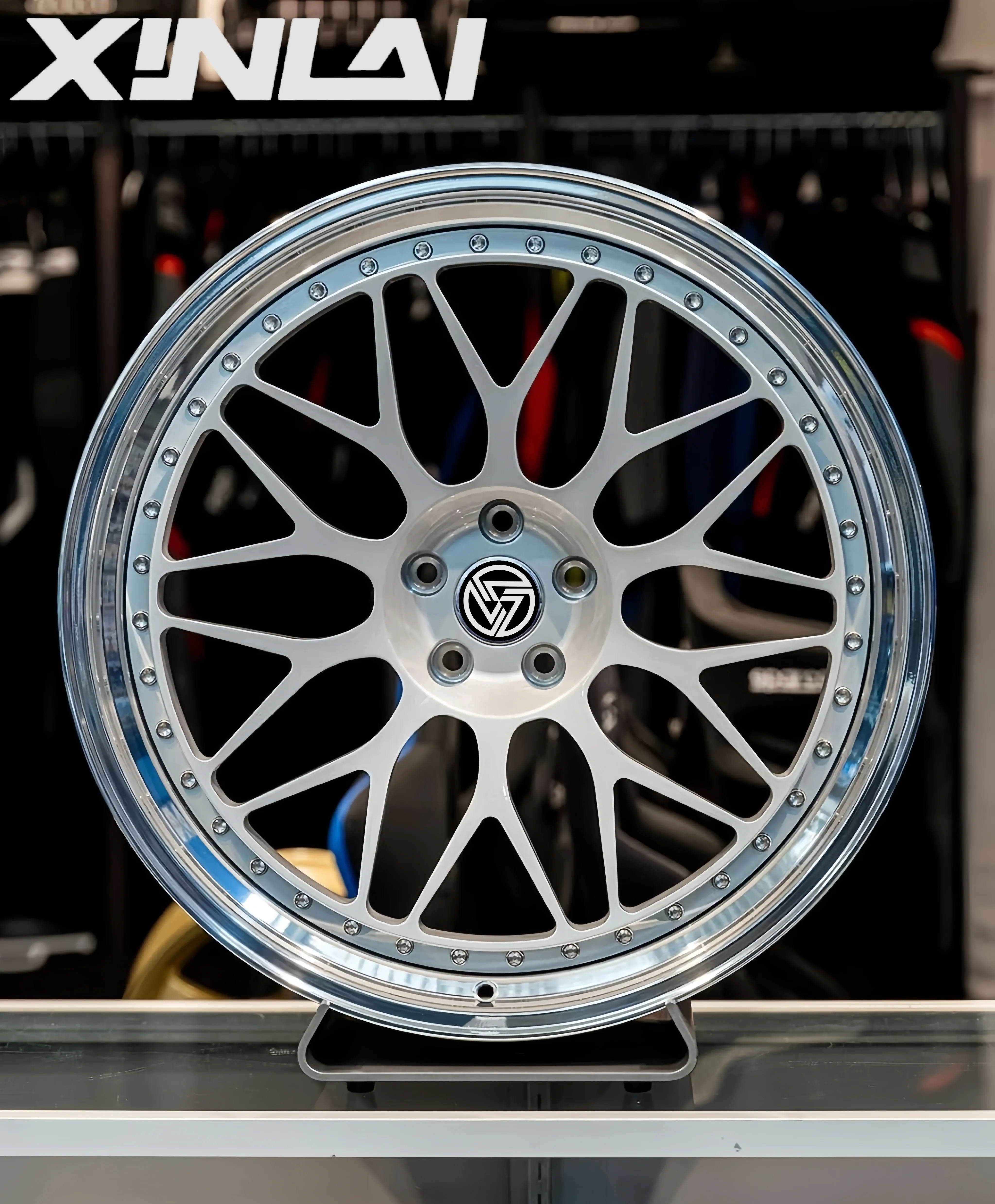XINLAI Forged Wheel Brushed Polished Deep Concave 2piece 5x120 5x112 5x114.3 18 19 20 21 22 Inch Wheel for Racing Car Wheel - Image 4