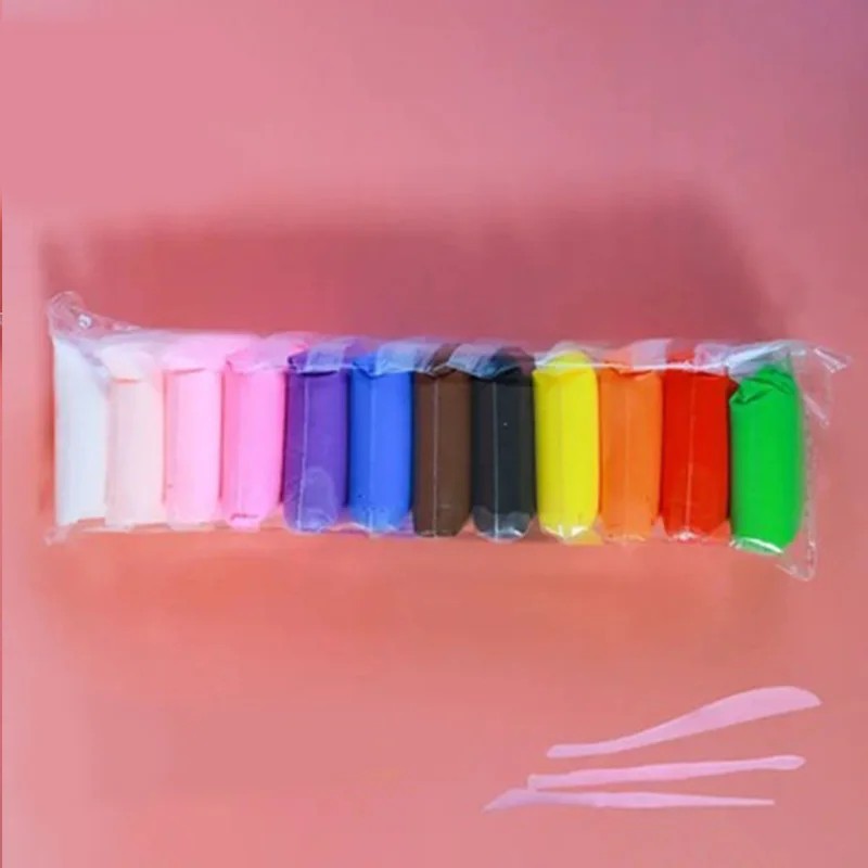 OEM Factory's Light Clay Educational Toys Private Label Wholesale Air Dry Foam Soft Modeling Plasticine Low Boron Mouldit Clay