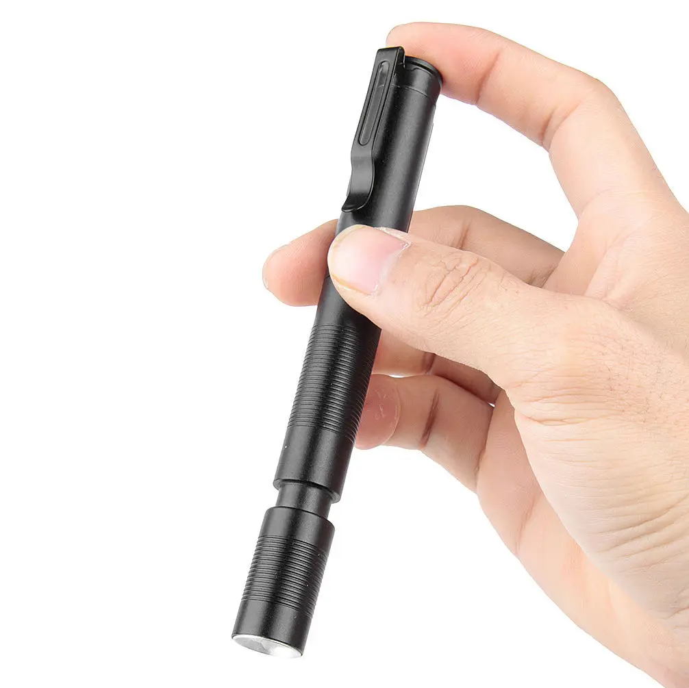 Mini Medical Flashlight For Doctor Nurse Usb Xpe Led White Light Pocket Clip Pen Light Small