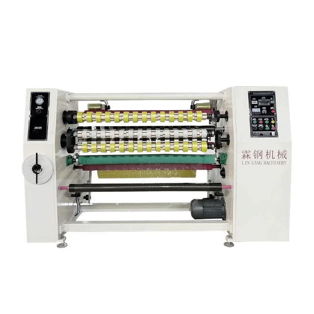 High-quality four-axis automatic exchange coiling slitting machine magnetic powder brake high-speed slitting machine