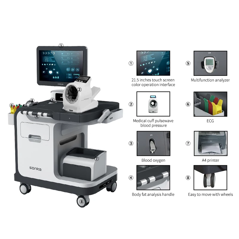 product commercial public use multi user automatic interactive medical blood pressure health kiosk cost for sale-63