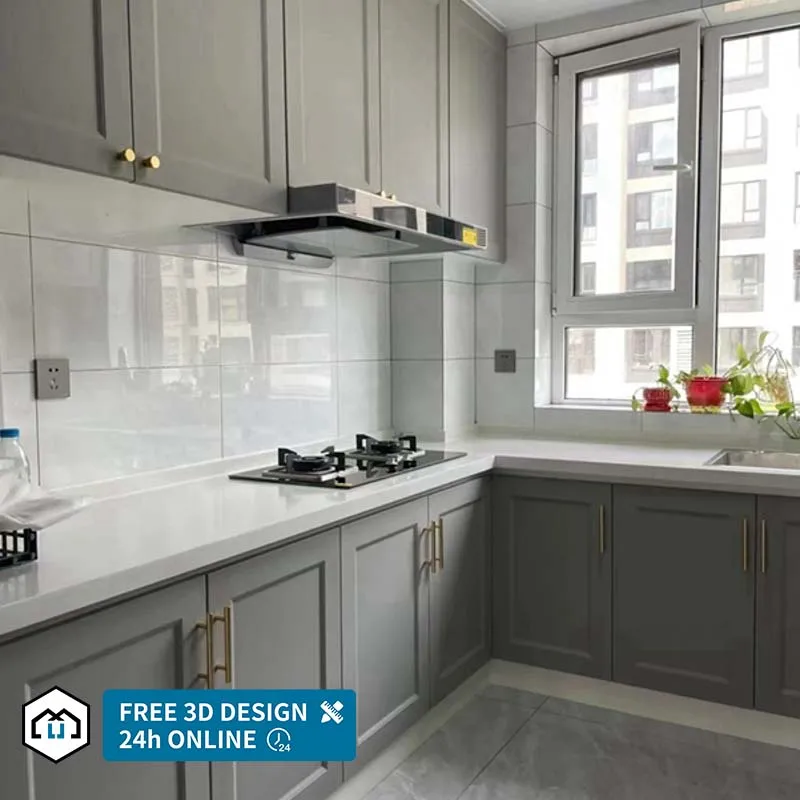 Factory Price Complete Kitchen Cupboards Furniture Set Modern Custom