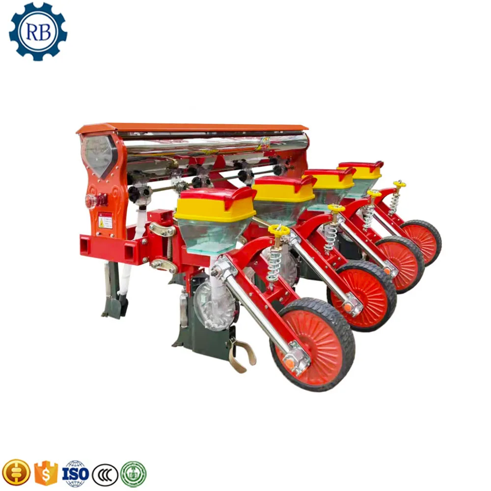 Automatic Corn Seed Machine Peanut Planter Seeder Machine Manual Hydro Maize Beans Seeder and Fertilizer Machine 1 Set Farm Work