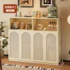 ZHG03C07 Taquilla Extendida, Cuatro Puertas, 130cm, Blanco Roto, 103cm