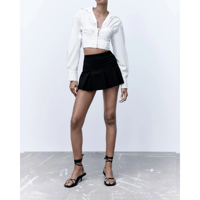 Spring/Summer Women's High Waist Tennis Skirt Golf Shorts Sports Running Exercise Sports Skirt396_voghion.com