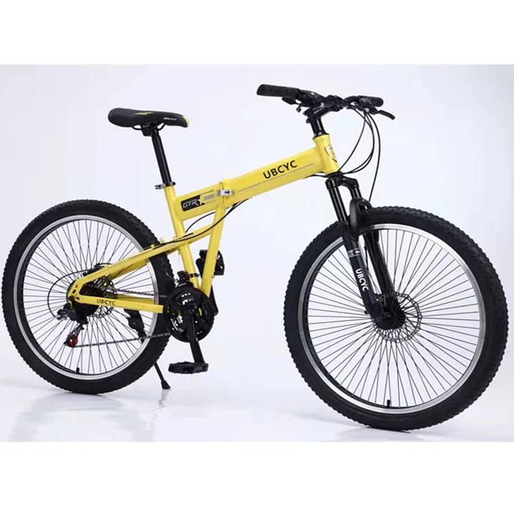 Very Cheap 21 Speed MTB Cycle 20/24/26 Inch Carbon Steel Frame Folding Adult Mountain Bikes with Disc Brake System