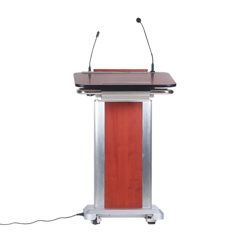 Электрическая регулируемая по высоте стойка алюминиевый стол мультимедийная система микрофон для обучения презентационный стол для учеников