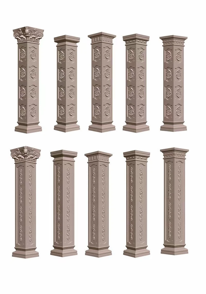 2025 New Design Factory Directly Sell Brick Wall Tile Veneer Natural Stone Column Pillar Made In China