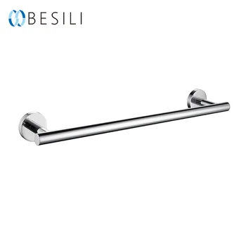 Single Brass Bathroom Accessories Towel Bar Chrome and Stainless Steel Bath Towel Rack Towel Rail