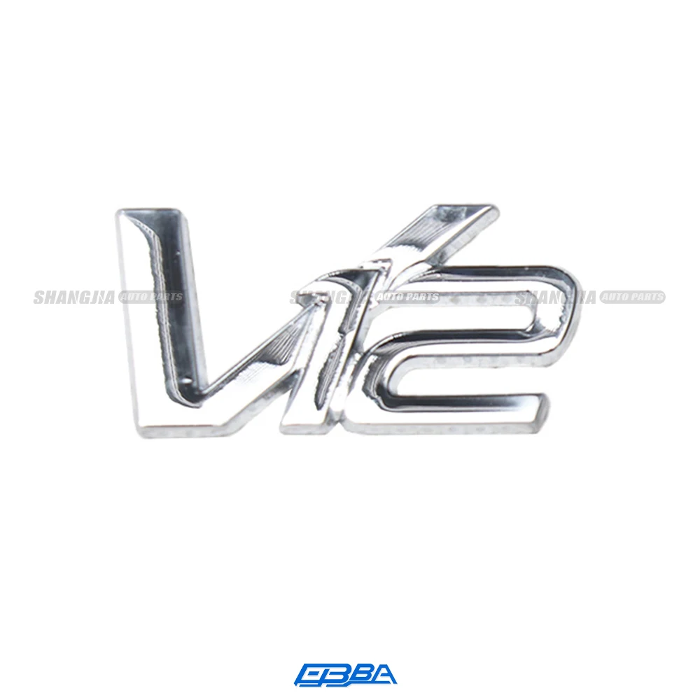 Silver Metal Lettering Badge For Aston Martin DBS DB11 Vantage Rapide Virage Vanquish AD23-43548-DA No Debonding Car Emblem