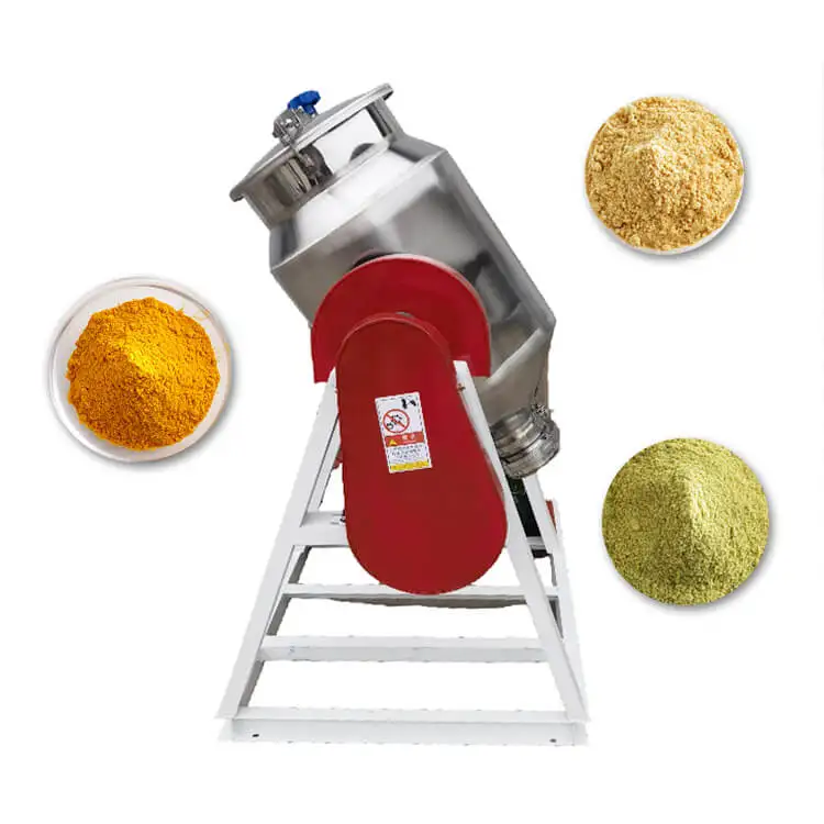 Grain Food Machines Paint-mixer-paint-mixing-drum-mixer Powder Mix Pouch Mixed Blue 100kg Milkshake Rotating