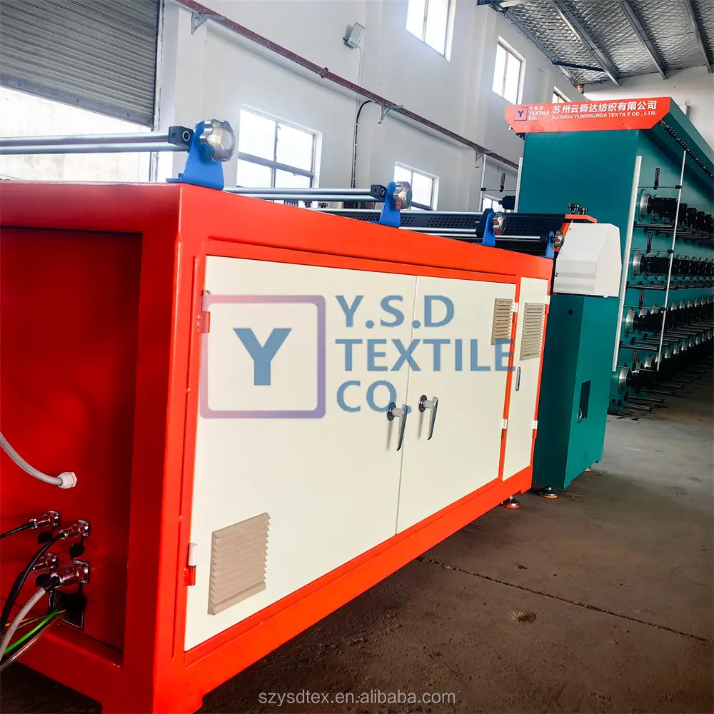 High-Speed Automatic Sectional Split Mother Yarn Warping Machine New Condition Cotton Textile Industries Shoelace