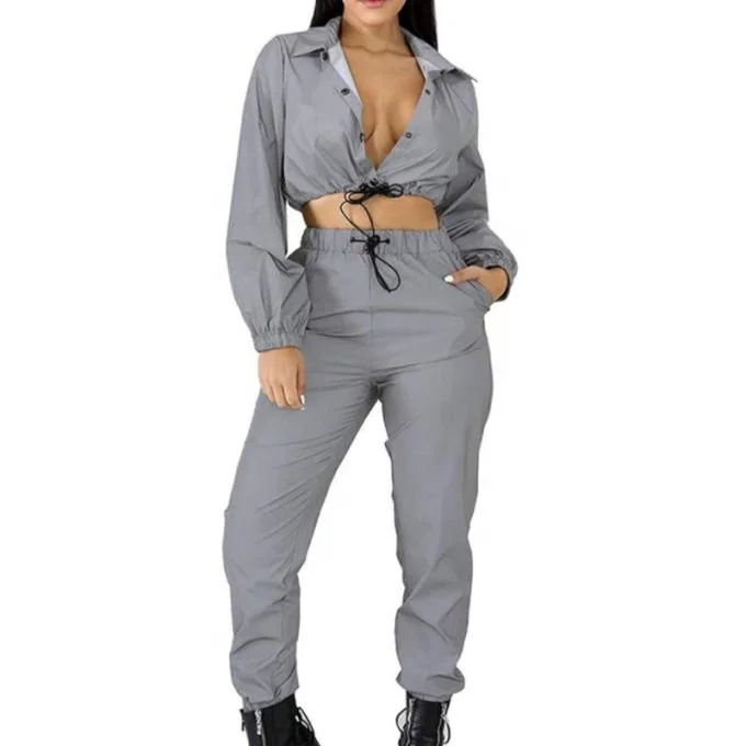 Reflective tracksuit wholesale Clearance