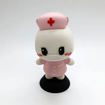 Customized Pink Red PVC Cute Creative Cartoon Exquisite Doll Style