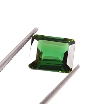 Natural green tourmaline octagon shape, top Quality, Faceted tourmaline Loose tourmaline for Jewelry,TZ