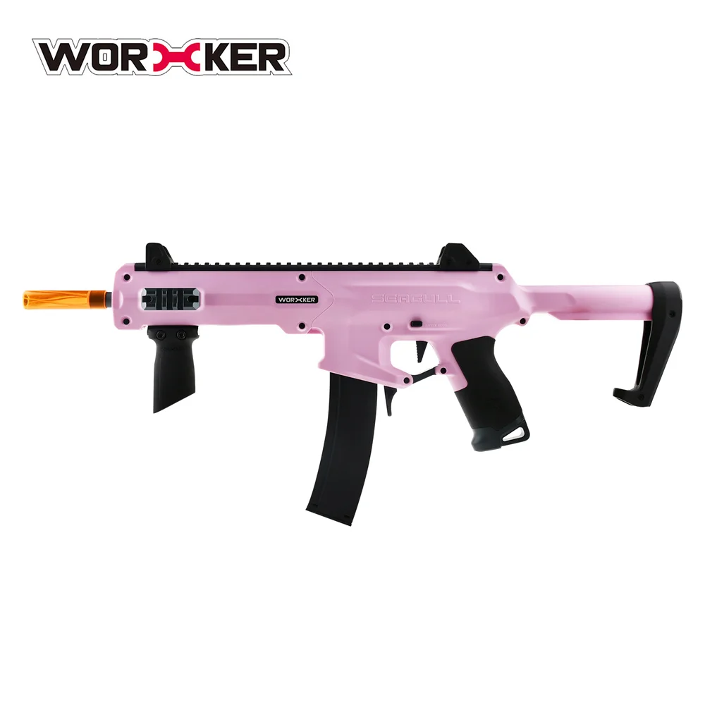 Worker Mod Soft Bullet Gun with Foam Dart Seagull Worker Seagull Blaster Popular Toys Worker Foam Blaster 150-200 FPS