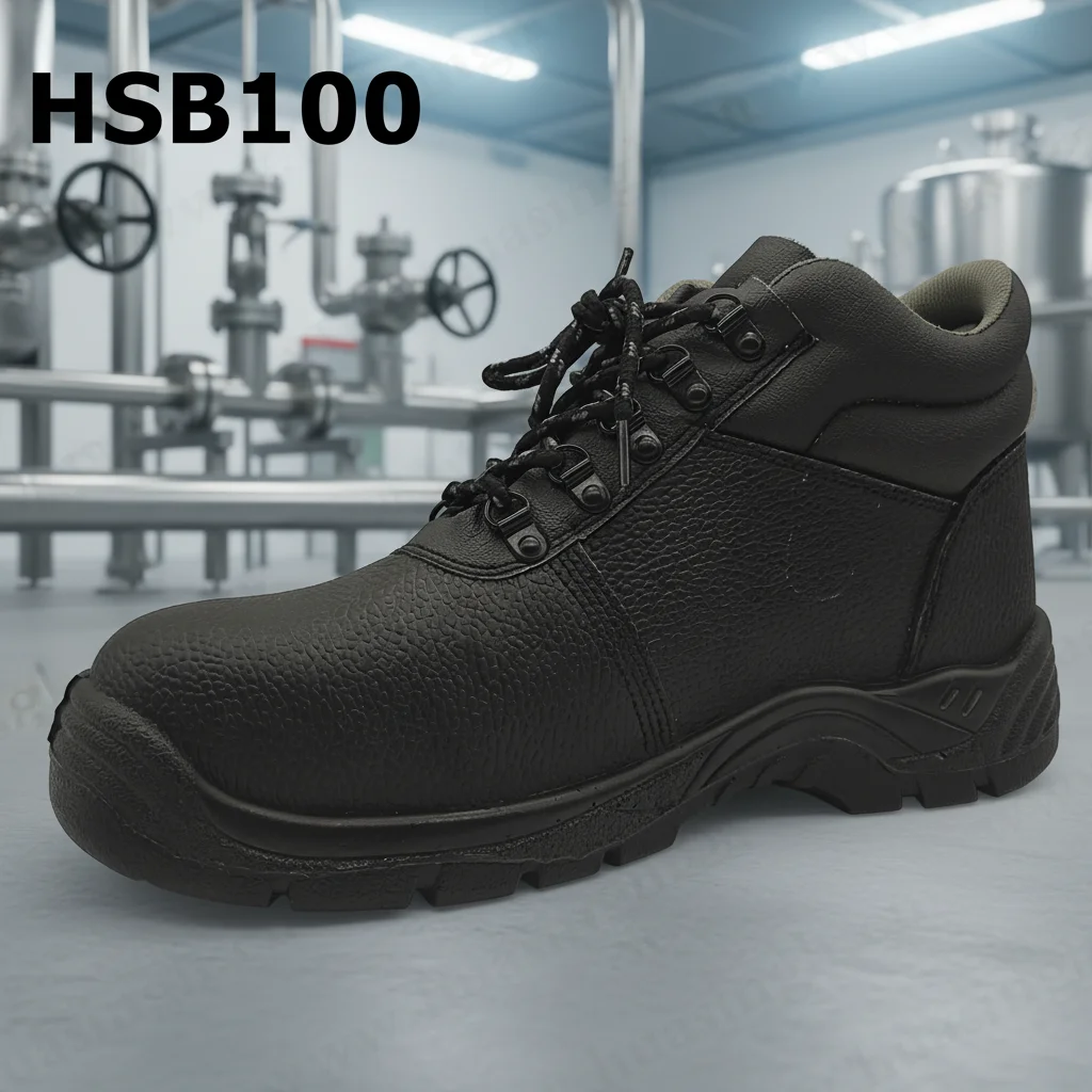 LXG, Betonacél-feldolgozó acélépítménybe illeszthető munkacipők perforált professzionális védő S3 szabványú biztonsági cipőkkel (HSB100)