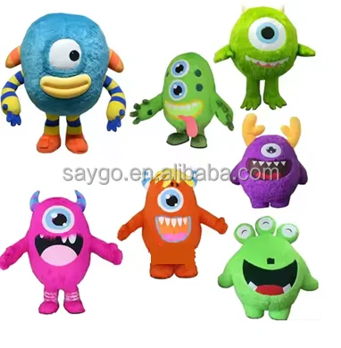 Work Plant Monsters Inc. Mascot Costumes for Halloween 2m Giant Inflatable Eyes Monster High Costume Eyes Human Party Dress