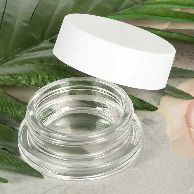 15ml Concentrate Bottle  Packaging Child Proof Resistant Glass Container Child Safe Black White Plastic Lid Customized Logo