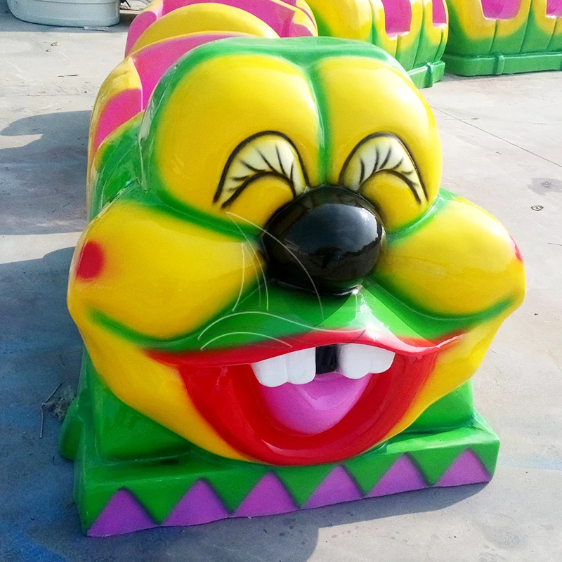 Popular Wacky Worm Train with Track Roller coaster Ride