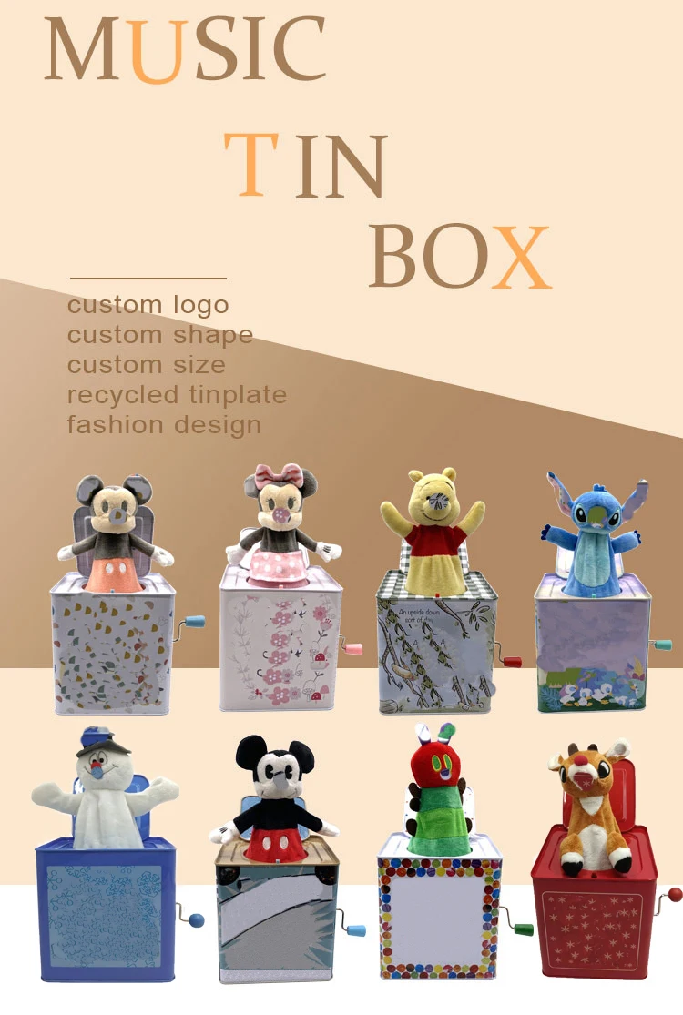 2枚セットWelcome My Room Jack in the Box Jack in the Box Plush Toys - Customized Fun for All Ages