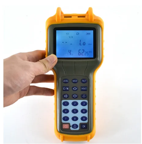 TestHelper CATV Cable TV Handle Signal Level Meter DB Tester with Soft Case KCH20 (RY-S110D 5-870MHz)