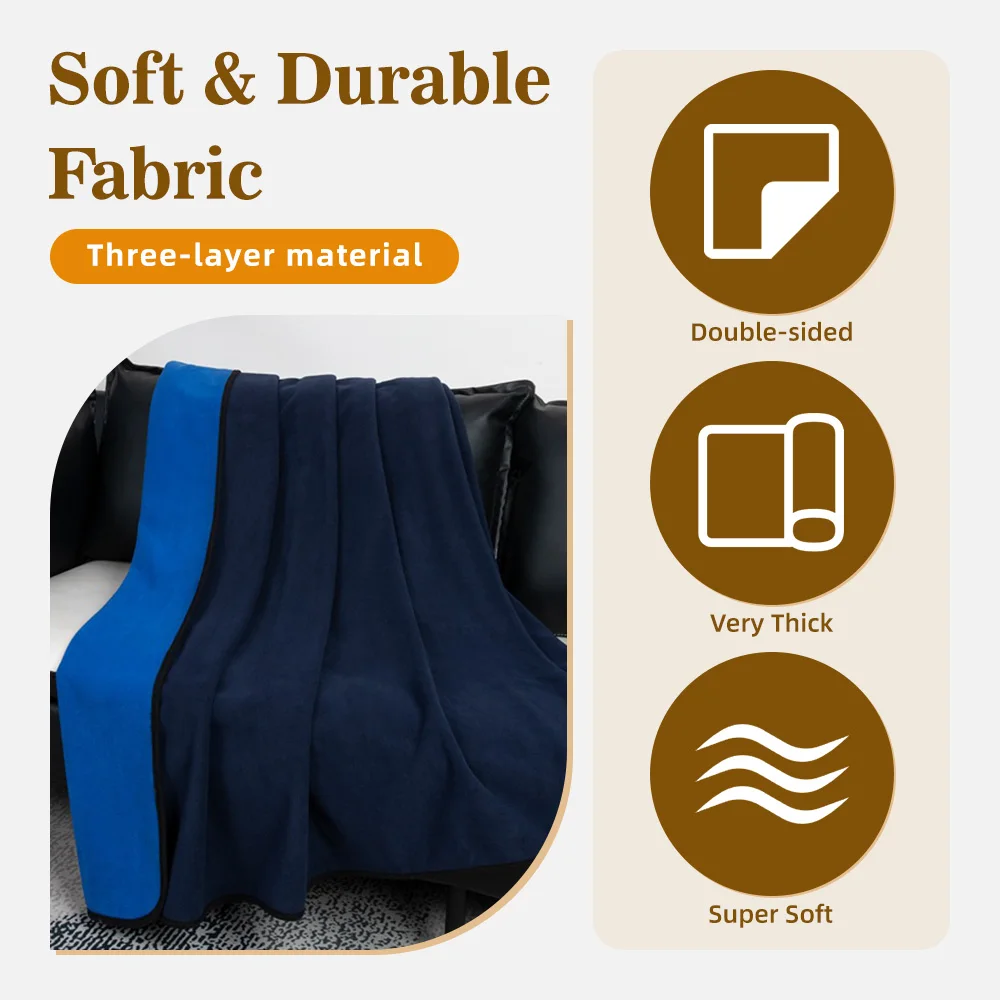 Wholesale High Quality Soft Warm Plush Pet Puppy Blanket for Dog Cat - product detail 3
