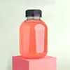 Transparent bottle with Black Anti-theif Cap