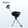 Black manual folding cane chair