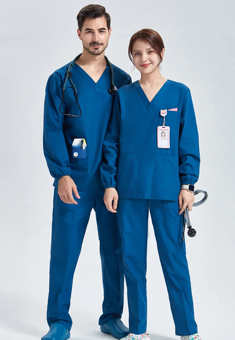 Source Custom Medical Uniforms Reina Scrubs Set Custom Logo