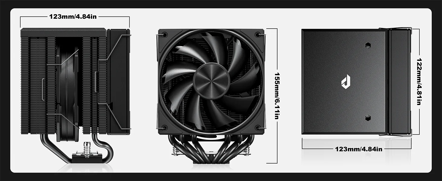 UpHere 120mmファン 6個セット CPUクーラー 楽天市場】【送料無料】upHere CPUクーラー 120mmPWMファン付き