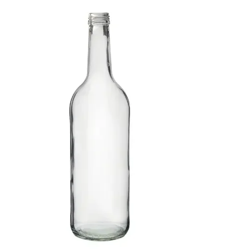 Hot Stamping Surface Handling Beer Use 750ml Glass Beer Wine Bottle