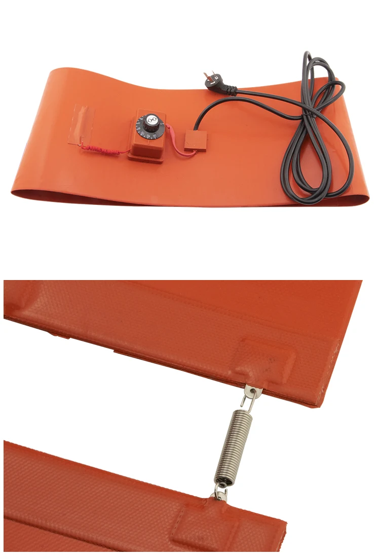 Micc Customized Flexible High Temperature Heating Pad Silicone Rubber