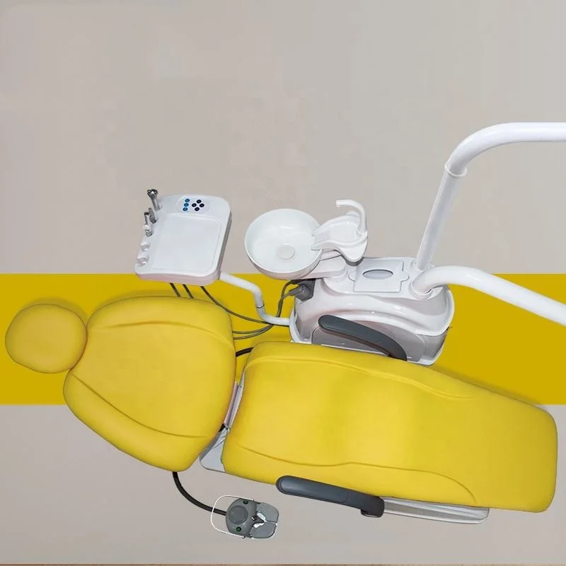 CE approved dental full set equipment dental chair unit with air compressor dentist chair hospital clinic treatment chair manufacture