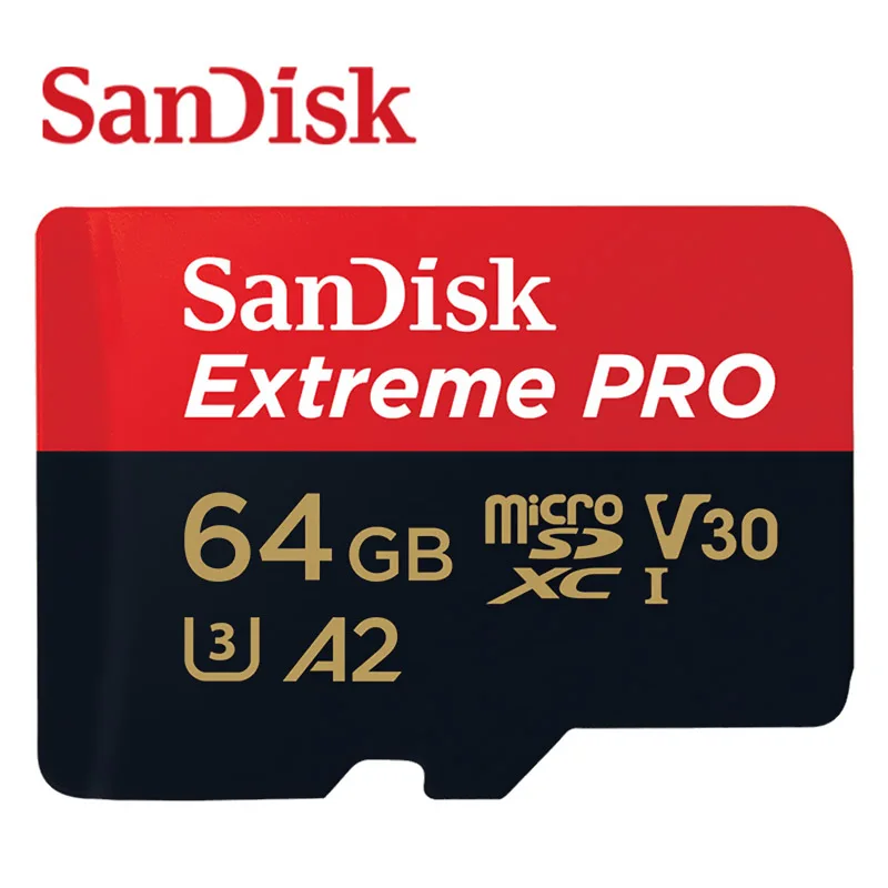 
Карта памяти SanDisk 16 гб 32 гб 64 гб 128 гб 256 гб EXTREME PRO V30 U3 4K UHD TF карты 
