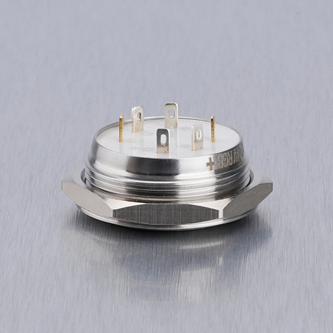 Flat Head Button Push Button Switches 20a 12v LED Stainless Steel Self Return Momentary Latching Metal 8mm 10mm ABILKEEN IP65