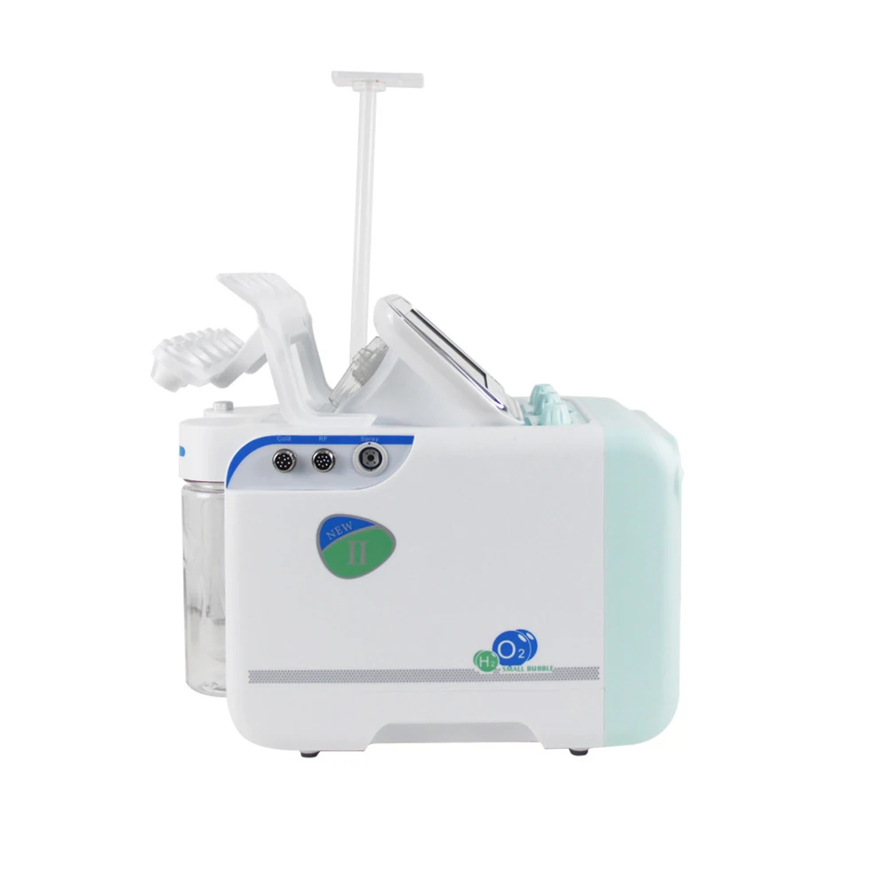 H202 Hydrate Small Bubble 7 in 1 Hydro Microdermabrasion Skin Care Oxygen Jet Facial Machine with Led Mask