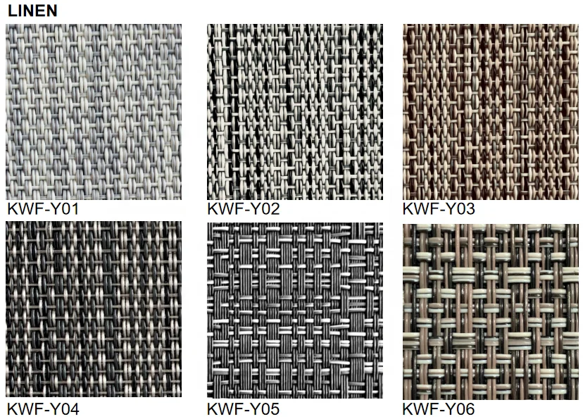 Fashion New Textilene-Design Anti Slip Woven Pvc Floor Carpet Mat for Living and Dining Room / Balcony / Office