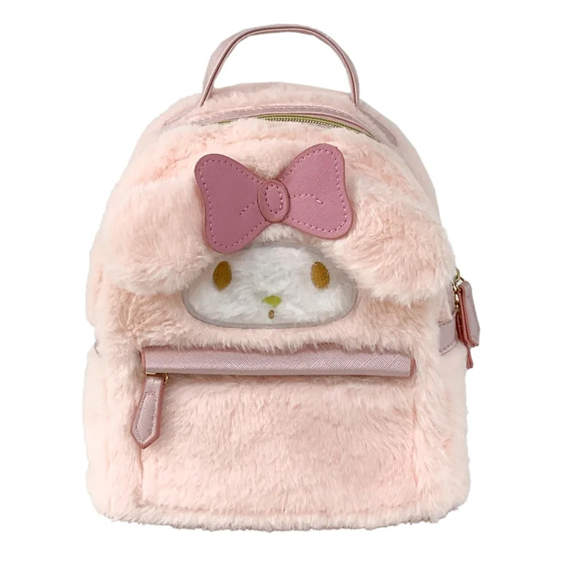 Kawaii Sanrio Plush Bag Melody Cinnamoroll Backpack Stuffed Anime ...