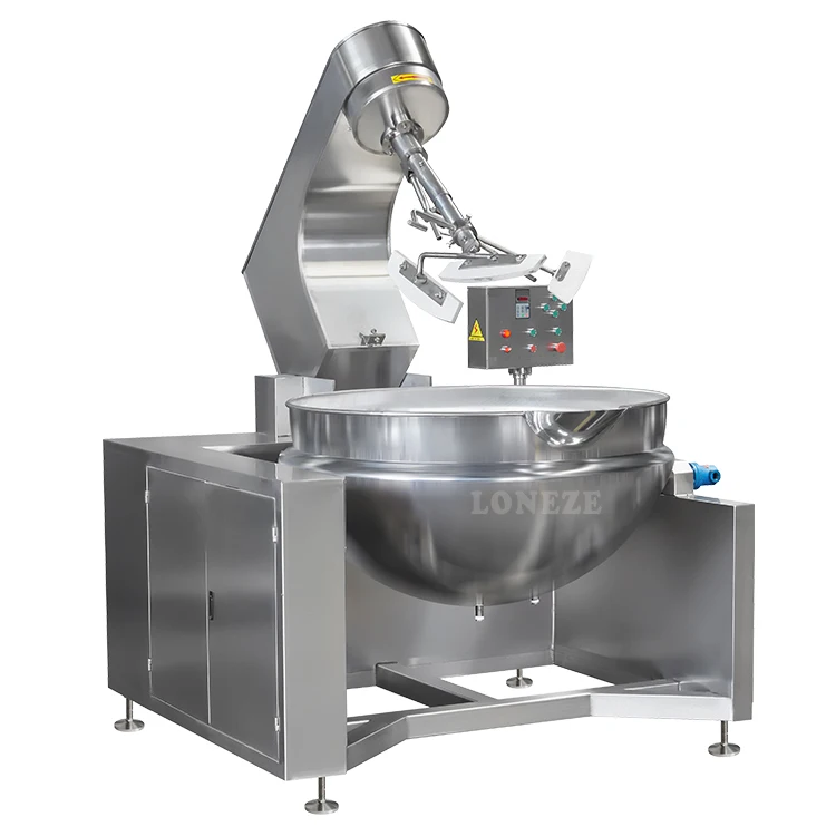 Fried Eggs Cooking Mixer Pot Jacketed Cooking Mixer Planetary Automatic Cooking Mixer Machine for Nut