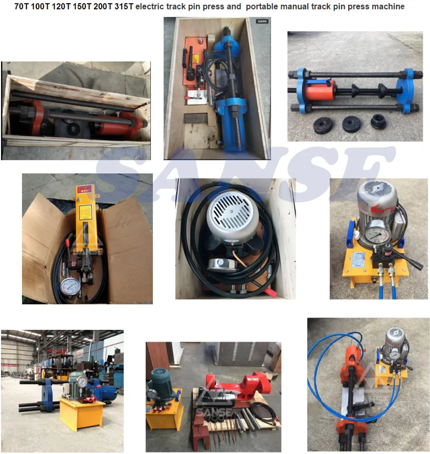 High quality bushing press tools portable bushing press hand power hydraulic track bushing press