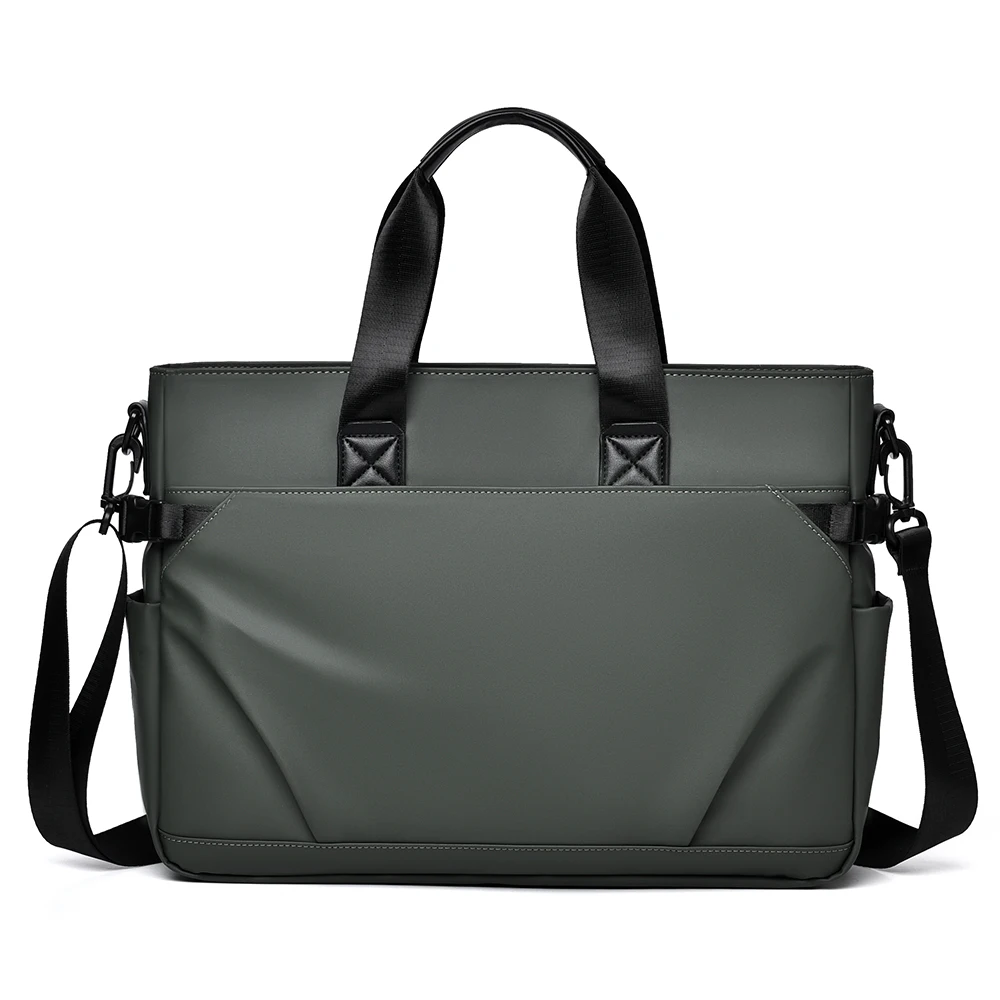 Men's Large Capacity Crossbody Bag Adjustable Strap, Slim & Lightweight for Daily Commute