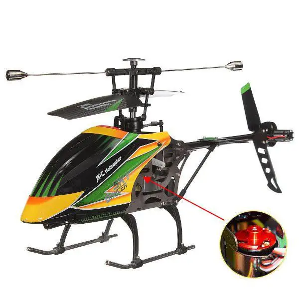 Wltoys V912 4CH RC Helicopter - 2.4G Remote Control Helicopter Toy