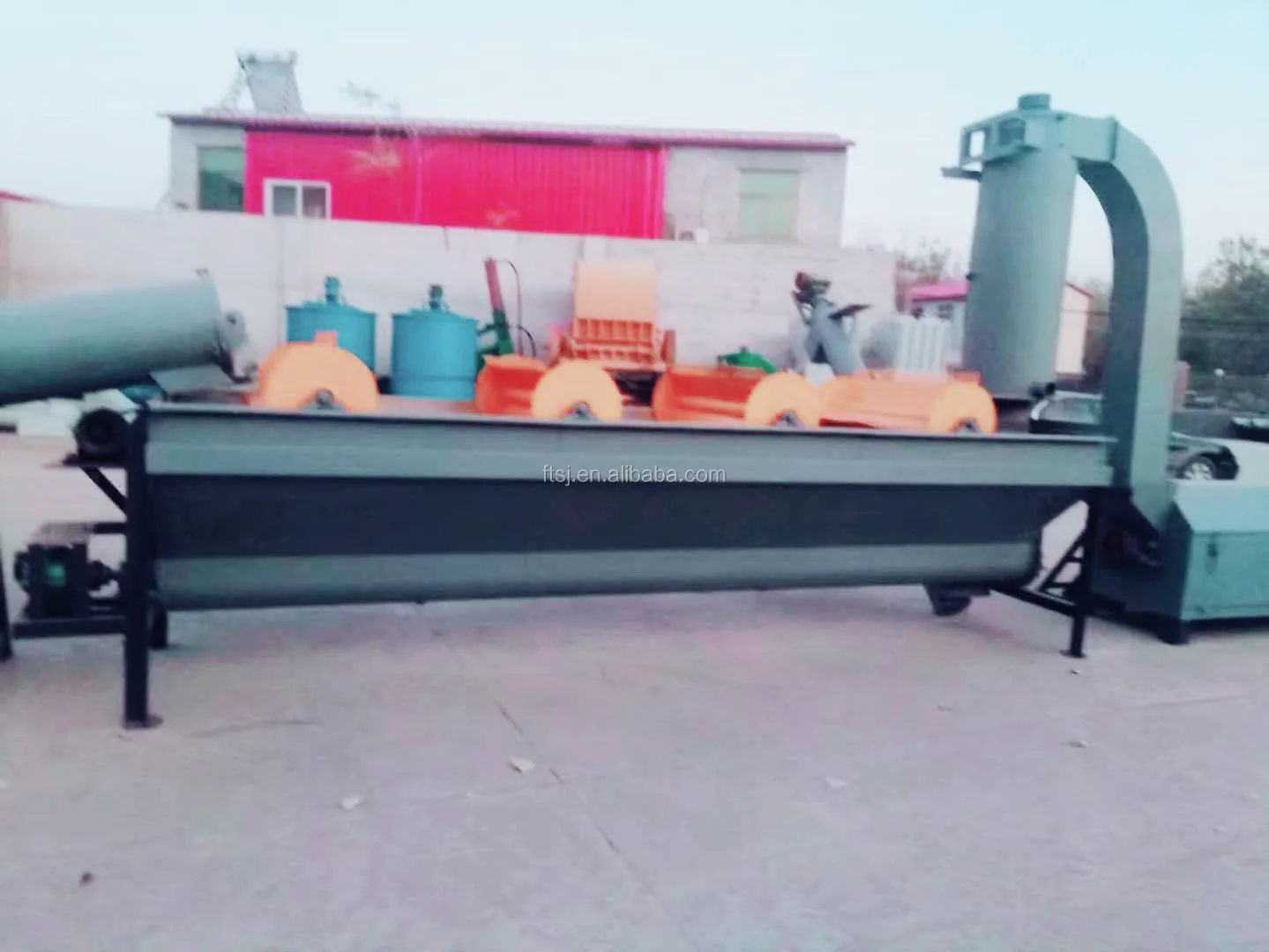 PP PE PET Flakes Washing Machine Floating Separating tank Floating Washer for Plastic Recycling Washing Line Price