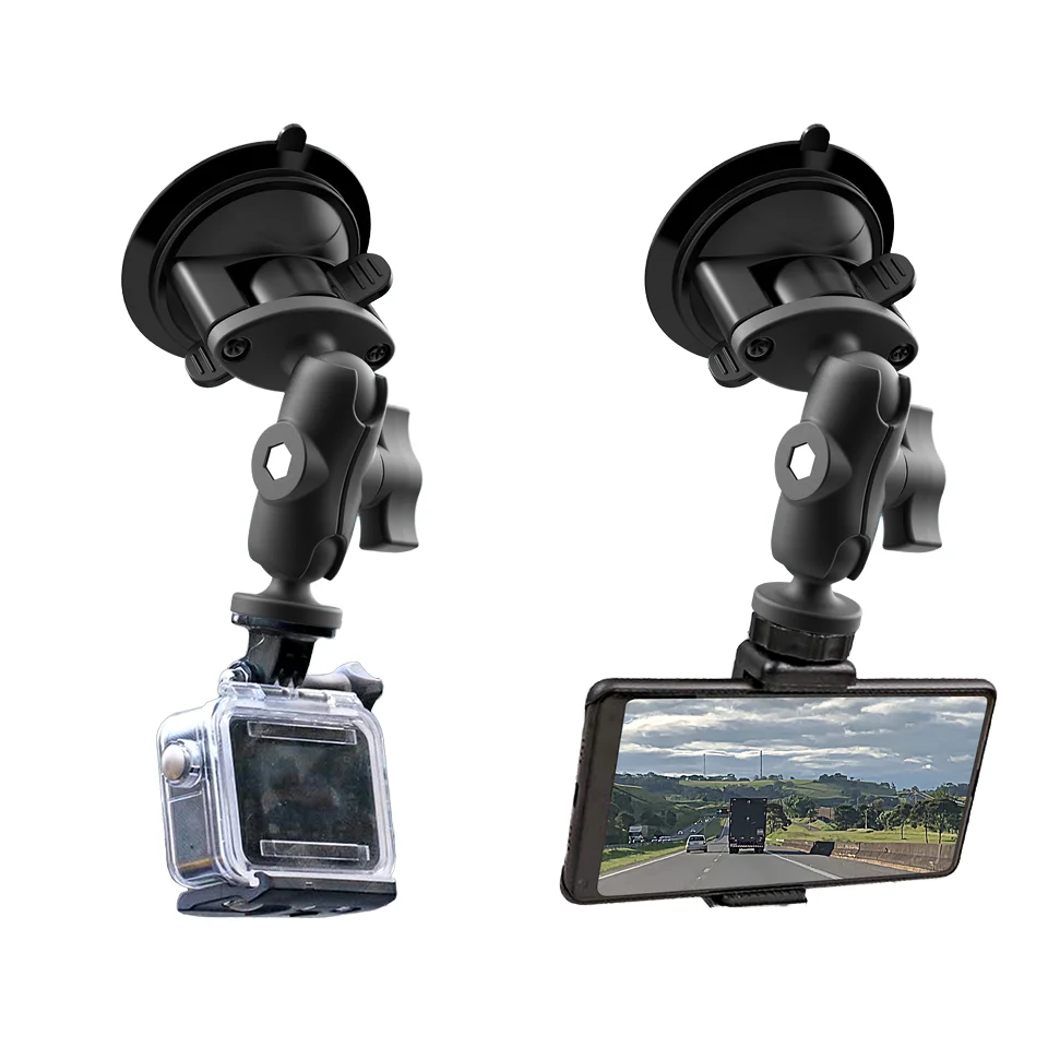 Ventosa Per Action Cam BRDRC - Compatibile GoPro, OSMO, Insta360, Regolazione 360° - Foto 6