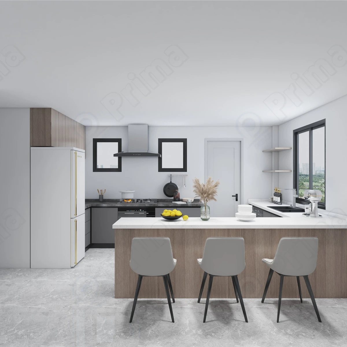 Prima самый популярный недорогой архитектурный дизайн дома